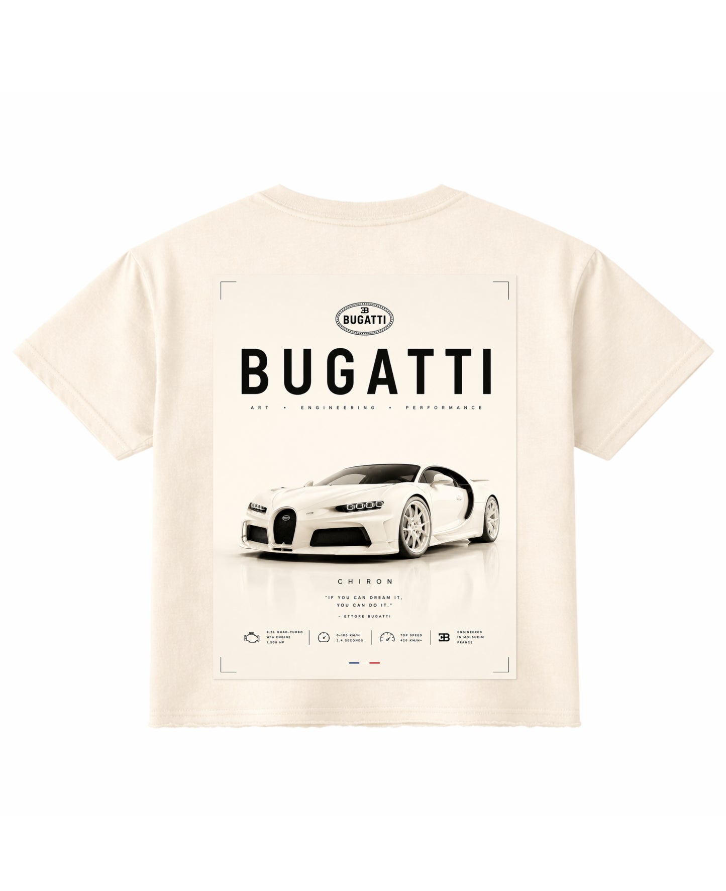 Off White Boxy Fit T-shirt Back Design