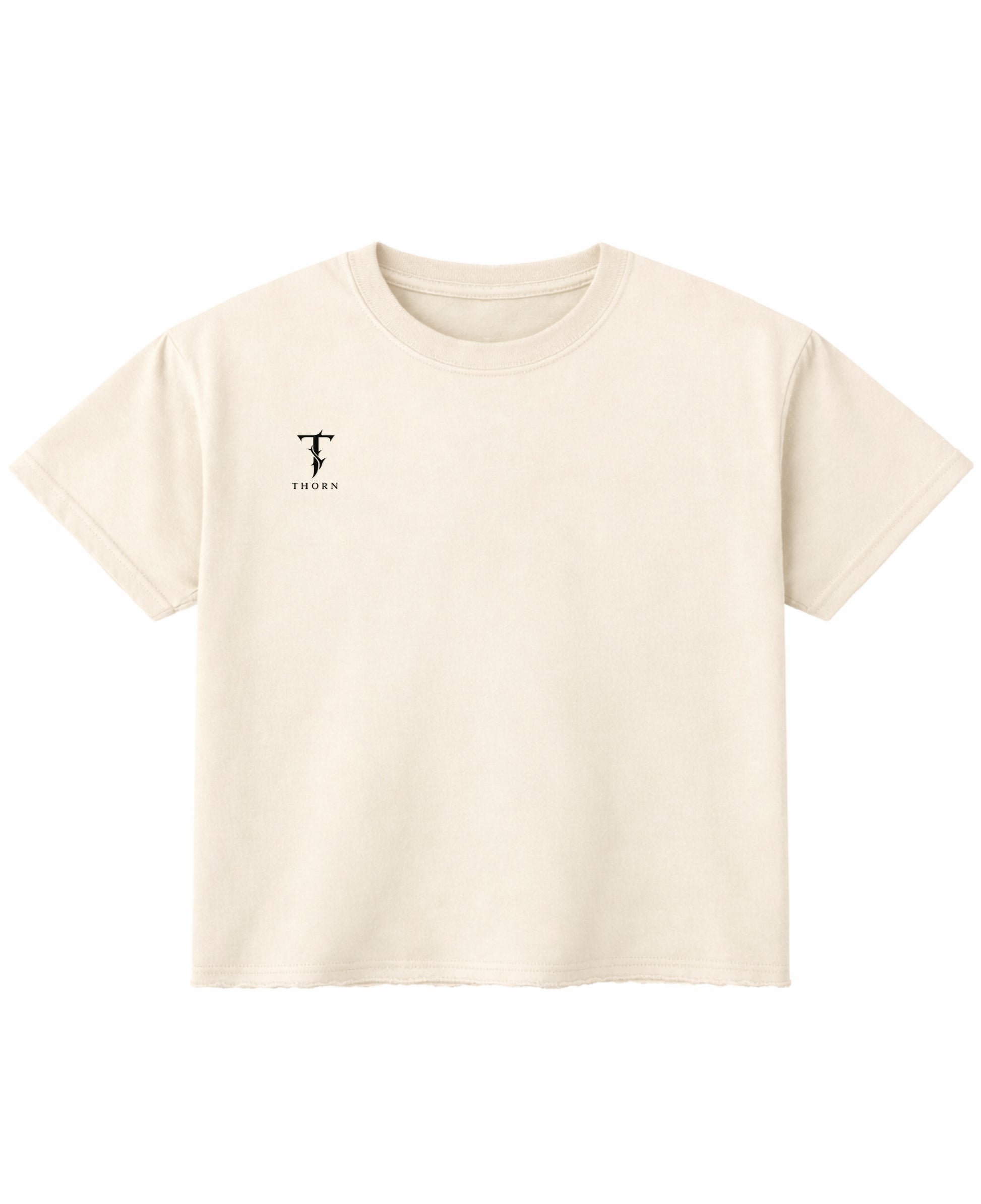 Off White Boxy Fit T-shirt Front Design