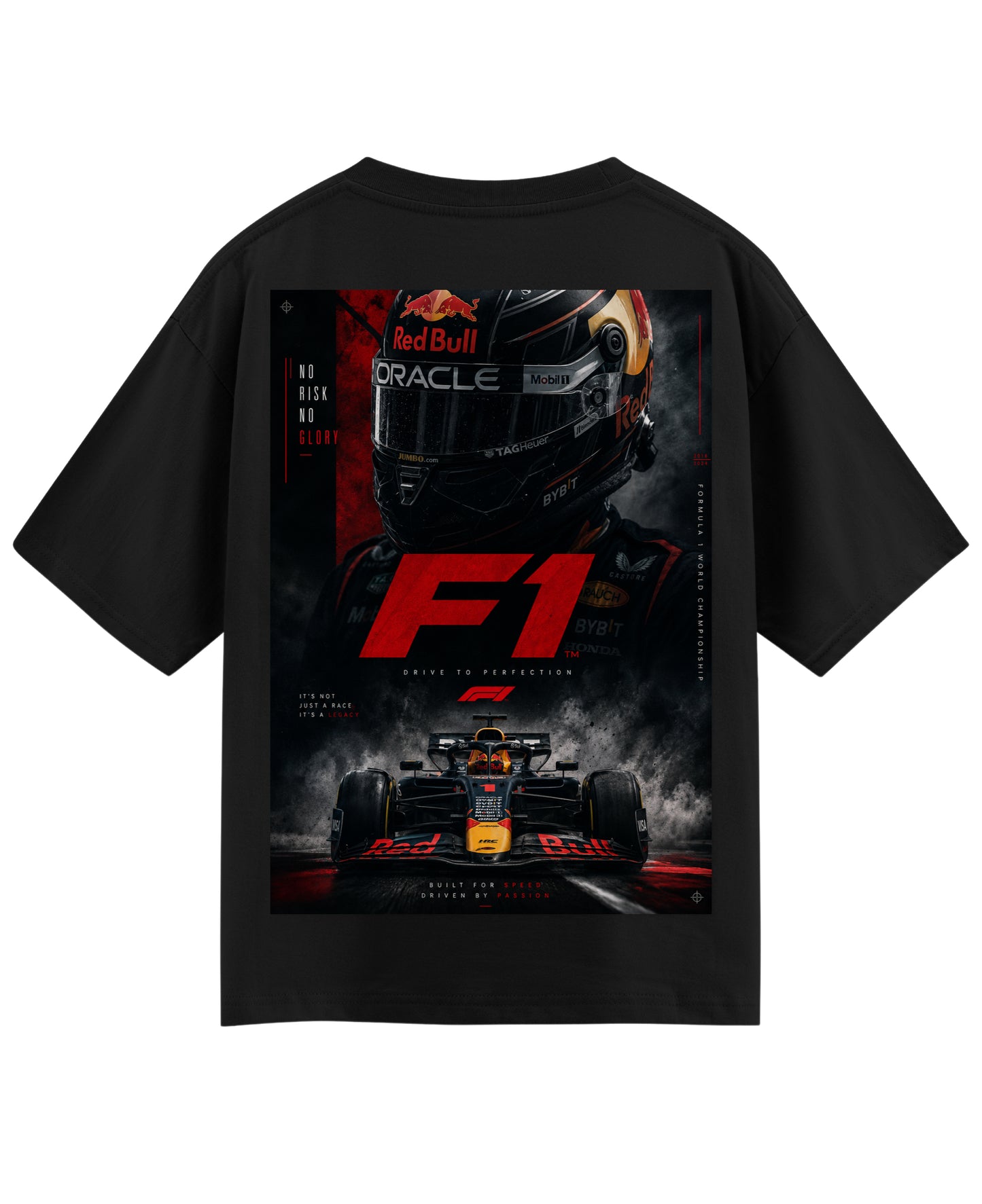 Black Oversized T-shirt Back Design
